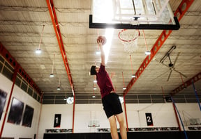 The negative effects of air pollution on indoor basketball performance can be avoided by purifying the air in these spaces with JVD’s Shield and Shield Compact scrubbers