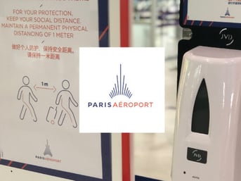 JVD a équipé avec Hub One les aéroports de Paris de solutions d'hygiène connectée.